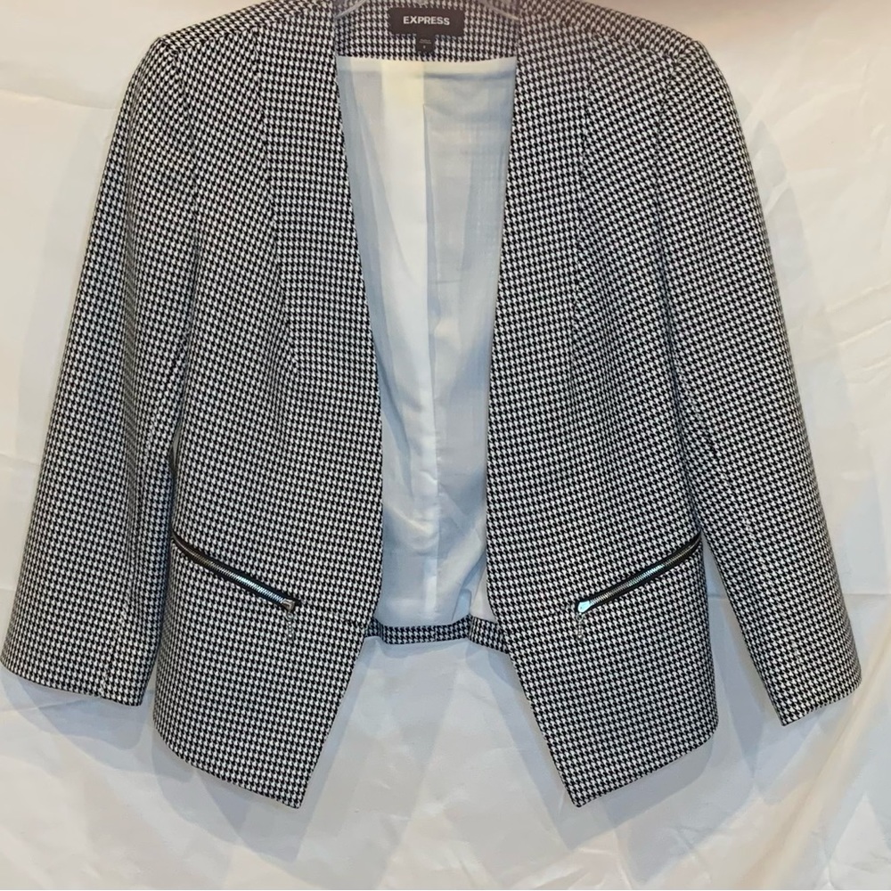 Express Suit Jacket Zebra